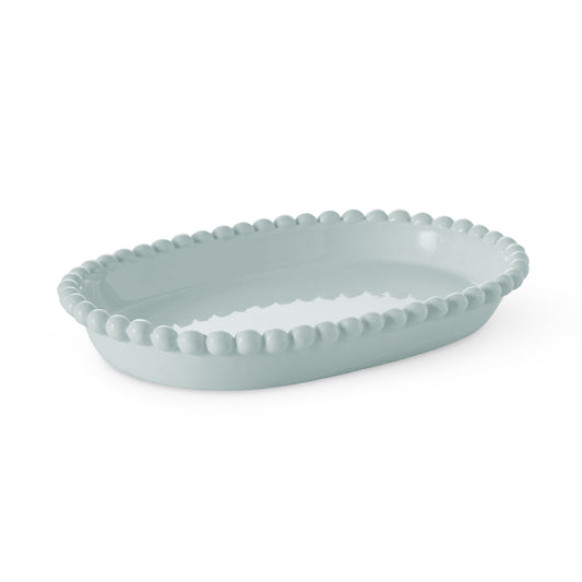 Eden Pale Blue Oval Platter 31X22X4.5Cm