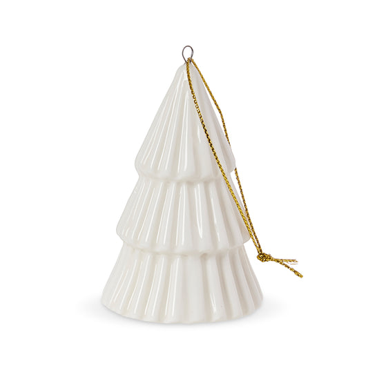 Christmas Tree White Tree Decoration 4.8X4.8X8.1Cm