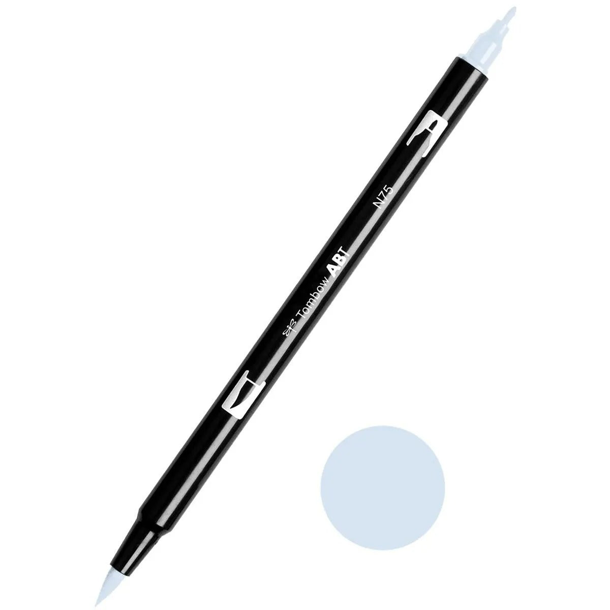 Dual Brush Pen – Grey/Black