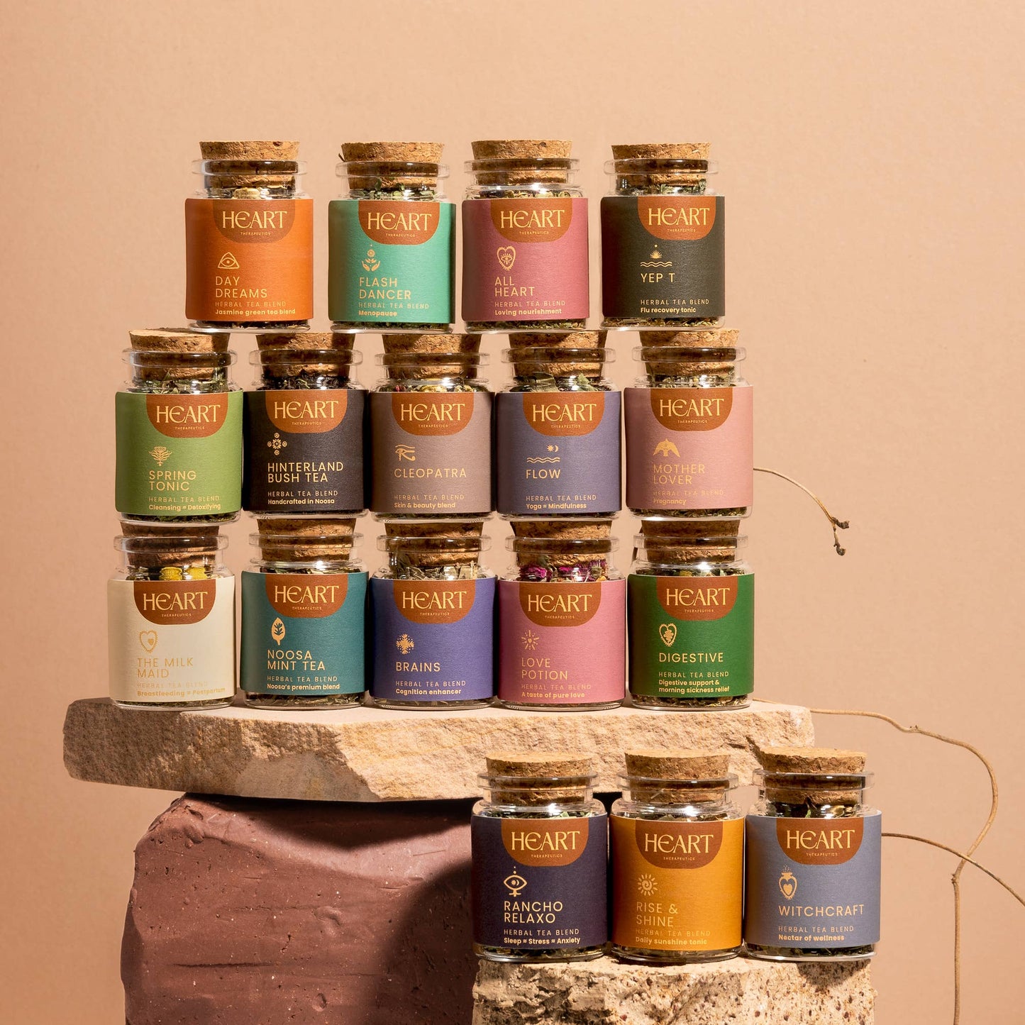 ALL HEART organic herbal tea ~ stress and healing support