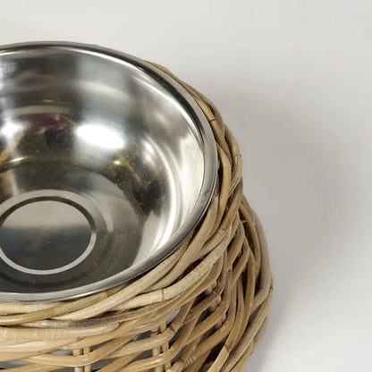 Fido - Round Kubu Elevated Pet Bowl - Small