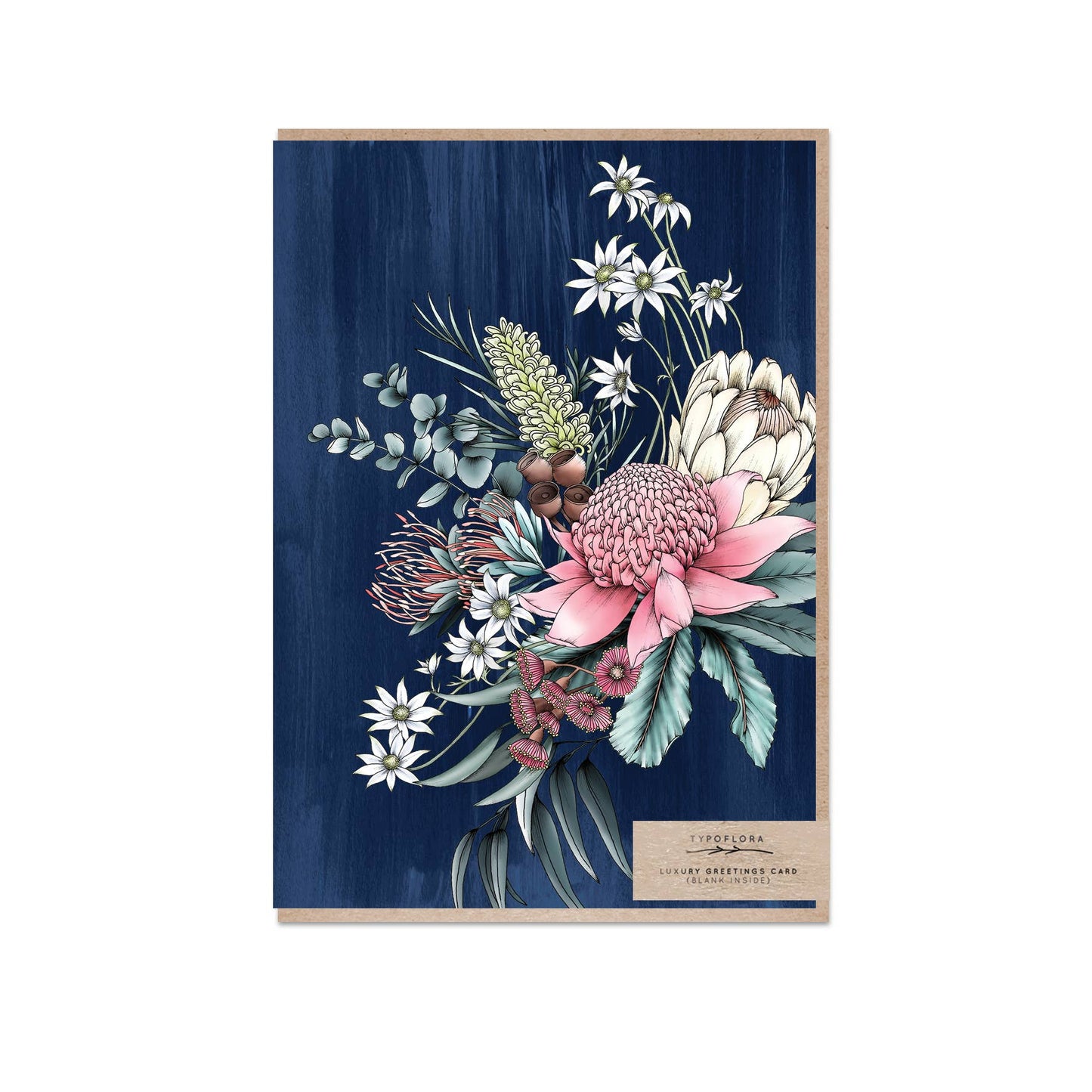Florist Bouquet in Navy Card