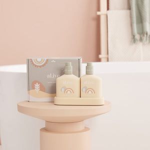 BABY DUO (Hair/Body Wash & Lotion + Tray - Gentle Pear)