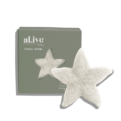 Baby Konjac Sponge - White