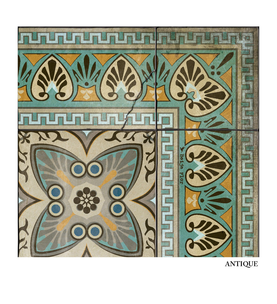 Bella Classic vinyl rug detail
