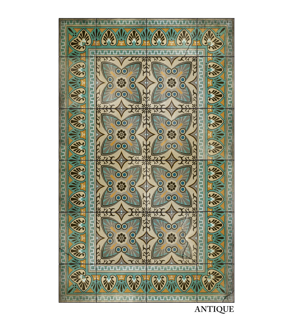 Bella Classic vinyl rug closeup