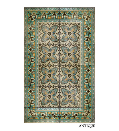Bella Classic vinyl rug closeup