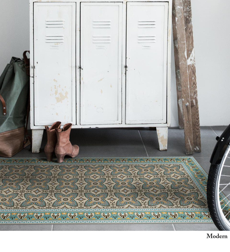 Bella Classic vinyl rug in room