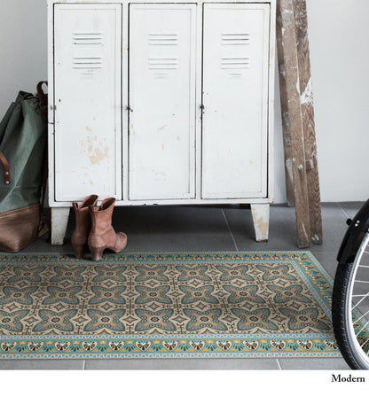 Bella Classic vinyl rug in room
