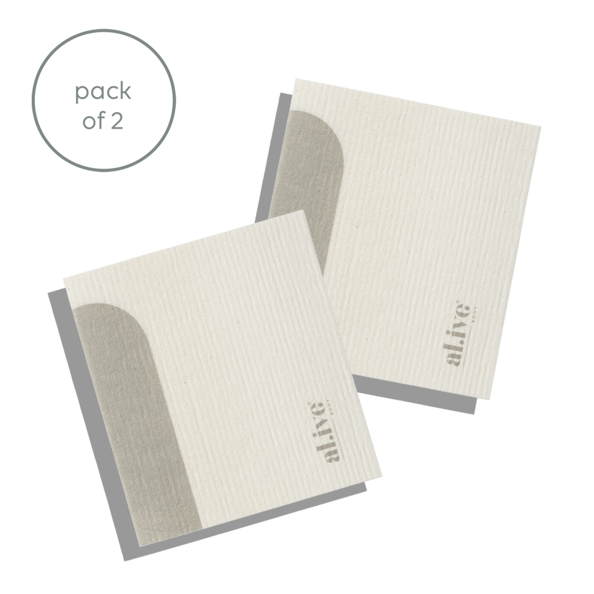 Biodegradable Dish Cloth - Pack Of 2