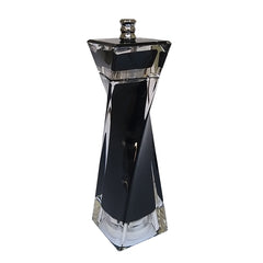 2728Blk - Blk & Transp Salt/Pepper Mill Set 16Cm