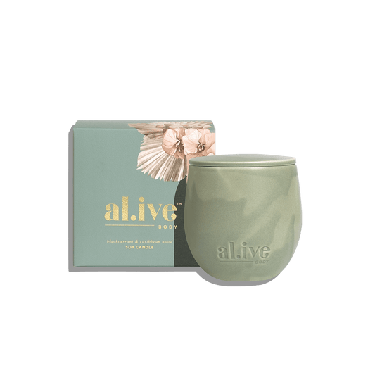 Blackcurrant & Caribbean Wood Soy Candle