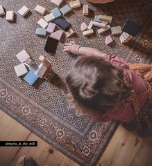 Rita Powder Vinyl Rug