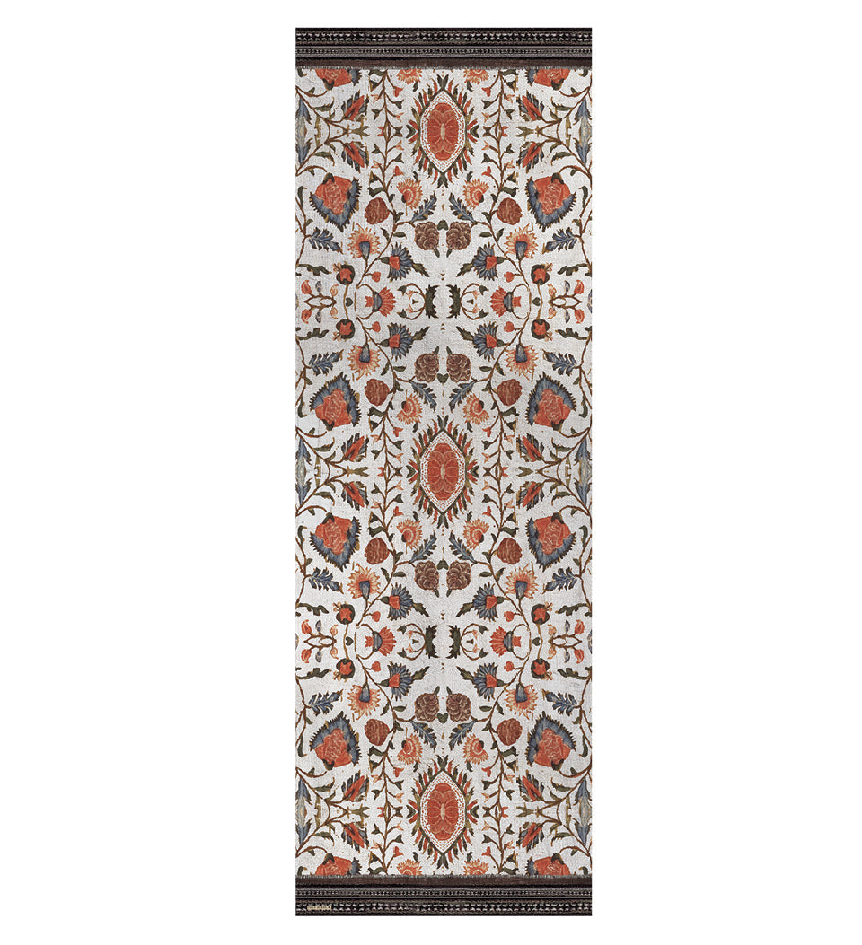 Bohemian Garden White Vinyl Rug Packshot