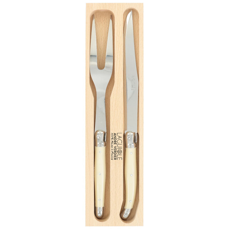 Andre Verdier - Debutant - Carving Set of 2 - Ivory