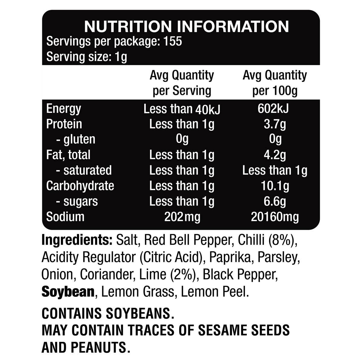 The Gourmet Collection Chili & Lime