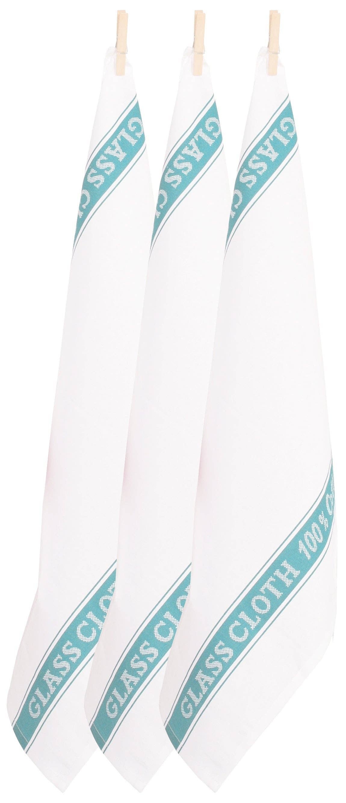 Glass Cloths 100% Cotton - Set of 3