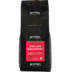 English Breakfast - 40 Leaf Tea - Pyramid Bags - Pouch