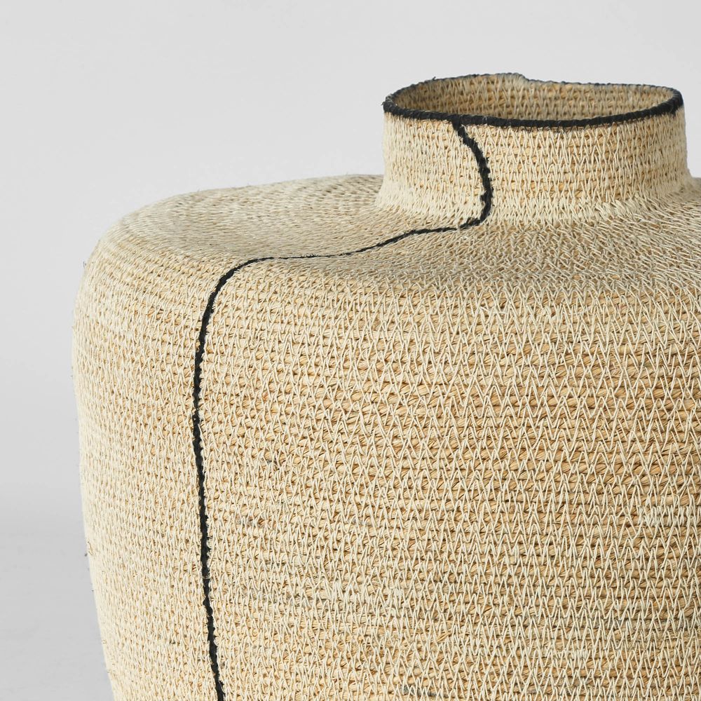 Hunch Woven Vase Natural