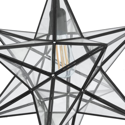 Star Ceiling Pendant Large Black