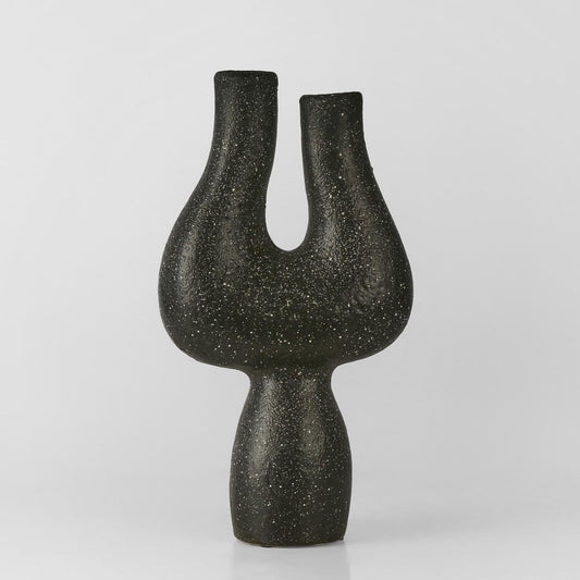 Moore Vase Tall Charcoal