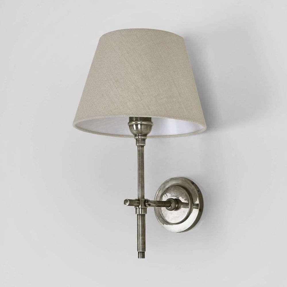 Dino Wall Light Base Antique Silver