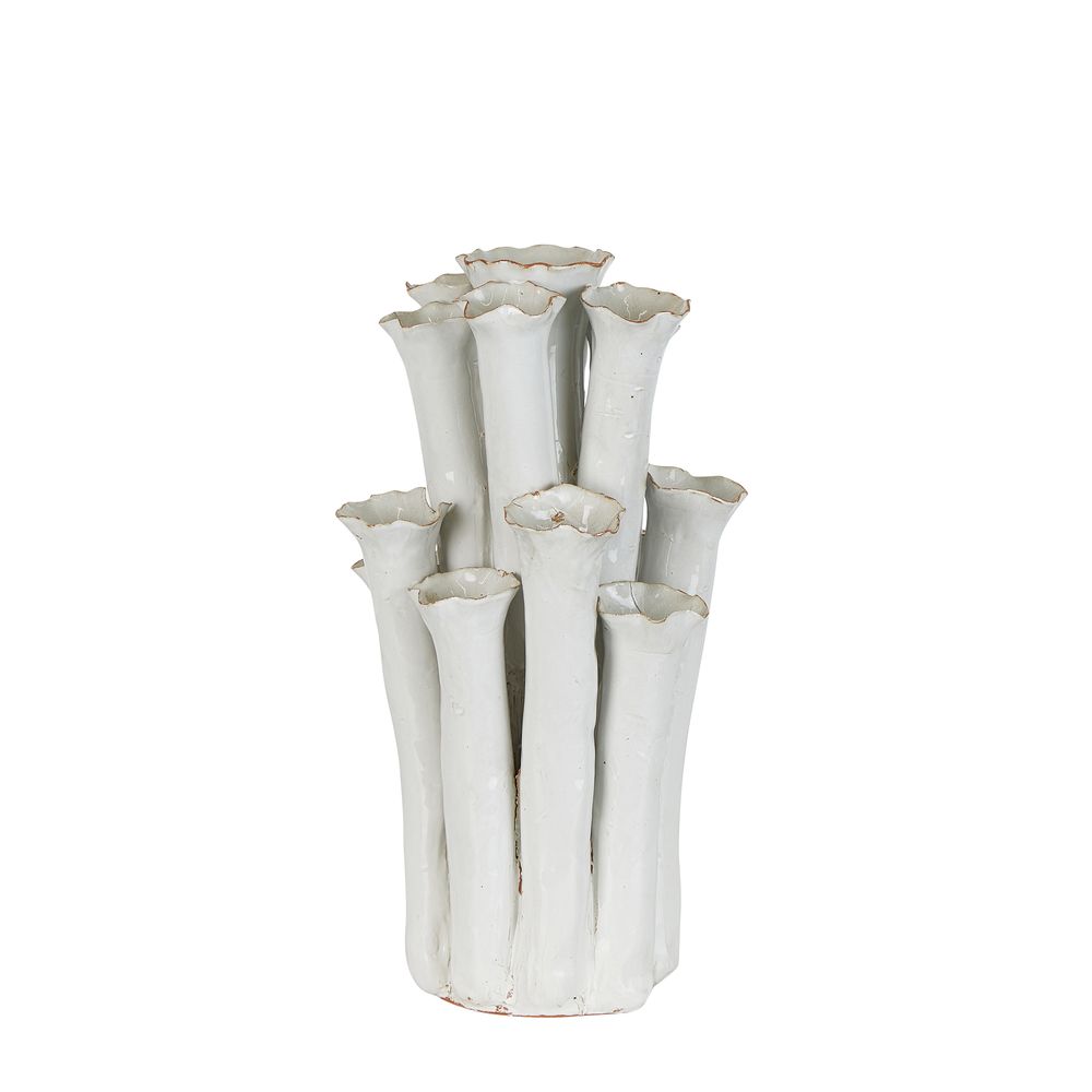 Tubular Vase White