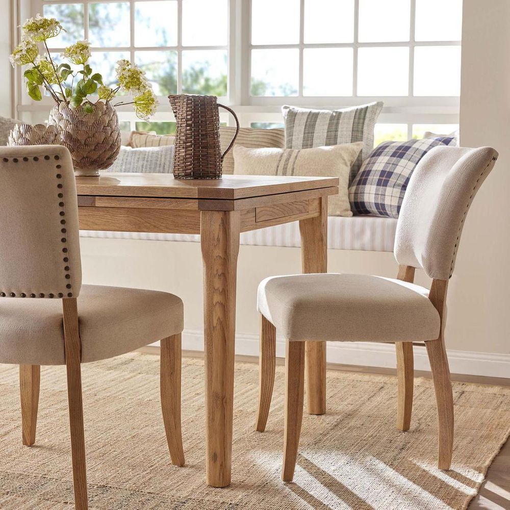 Claude Oakwood Dining Chair Beige