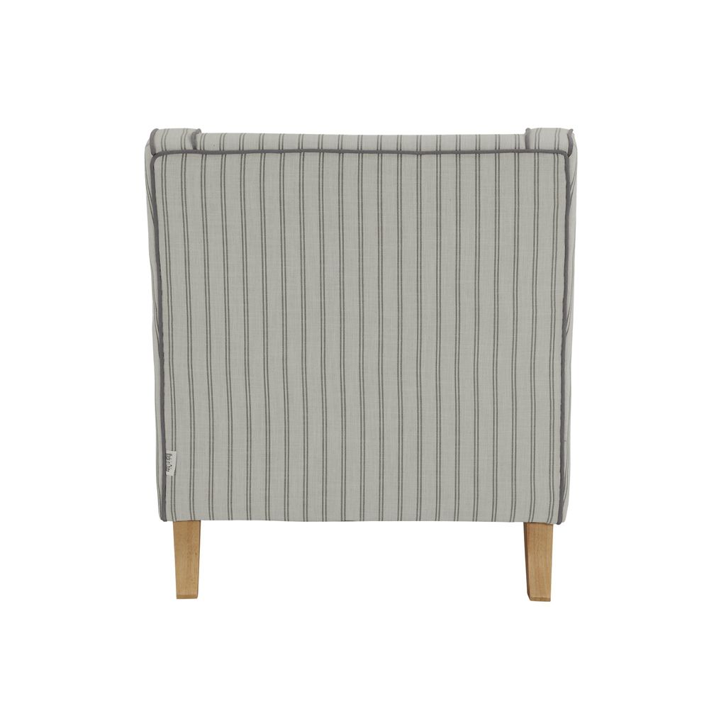 Bondi Hamptons Armchair Blue Pinstripe