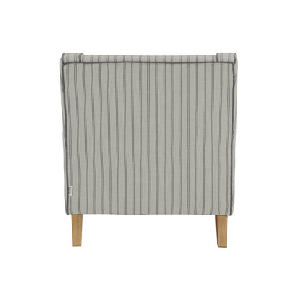 Bondi Hamptons Armchair Blue Pinstripe