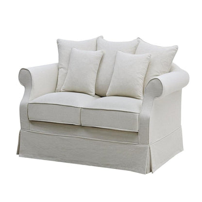 Slip Cover Only - Avalon Hamptons 2 Seat Sofa Ivory