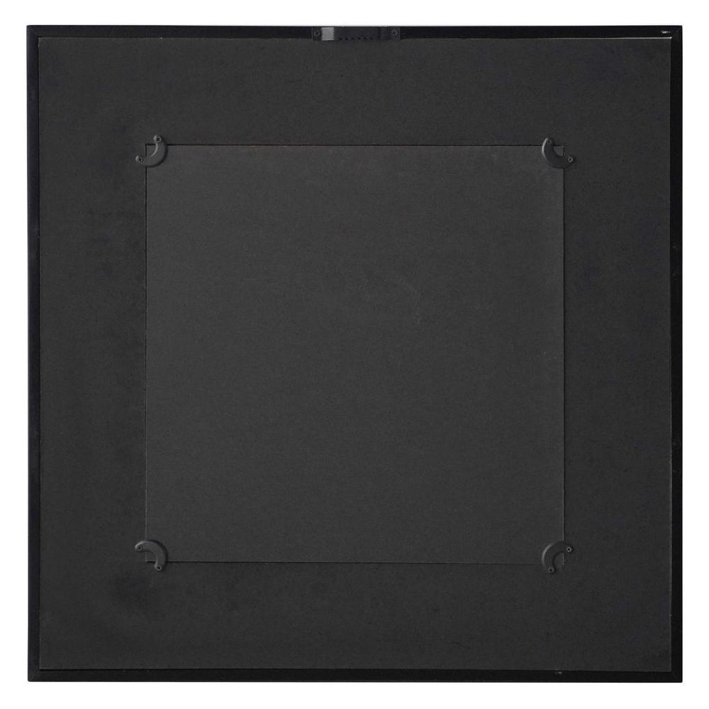 Sketched Flowers In Black Frame With Linen Insert Set 2