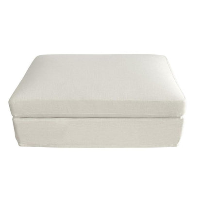 Slip Cover - Marbella Ottoman Ivory