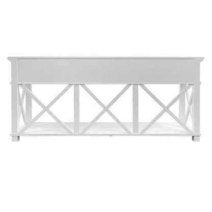 Sorrento 3 Drawer 190 Cm Hamptons Console White