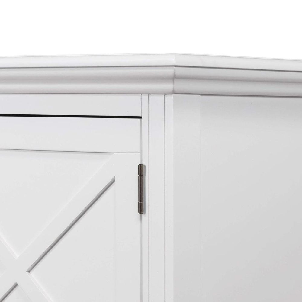 Sorrento Hamptons 170Cm Media Unit White