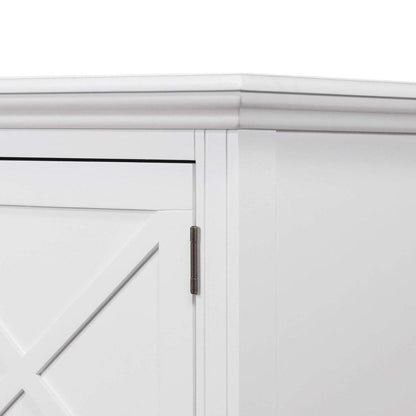Sorrento Hamptons 170Cm Media Unit White