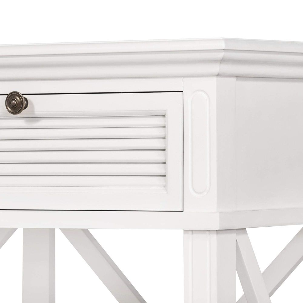 West Beach 3 Drawer Hamptons 190Cm Console White