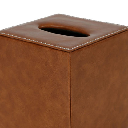 Genieve Square Tissue Box Tan