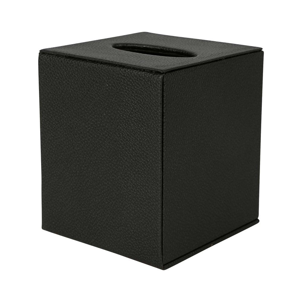 Lulu Square Tissue Box Black