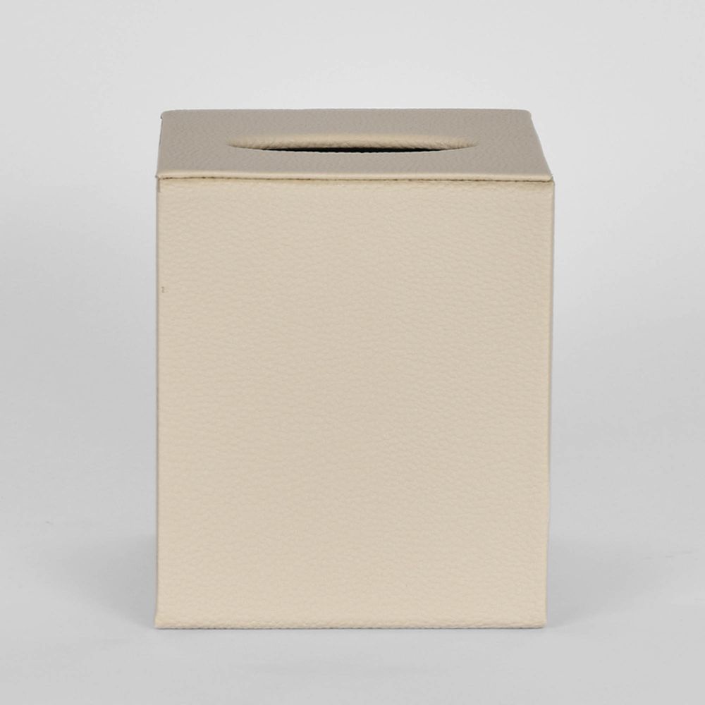 Lulu Square Tissue Box Cream