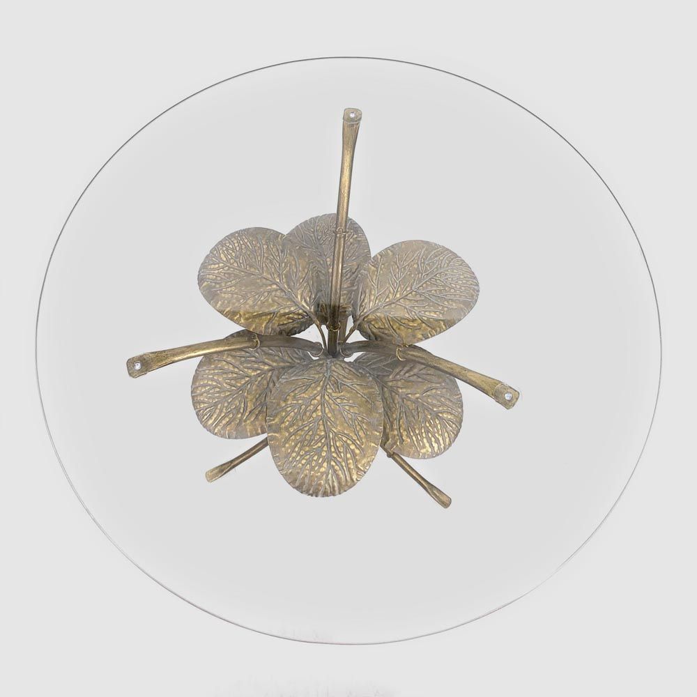 Amari Gold Leaf Side Table
