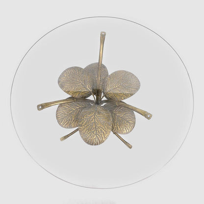 Amari Gold Leaf Side Table