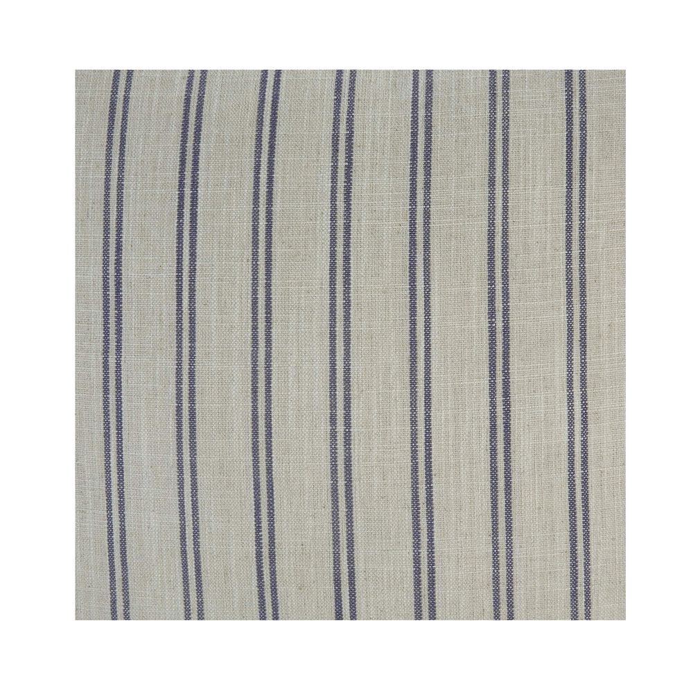 55Cm Throw Cushion White/Blue Pin Stripe