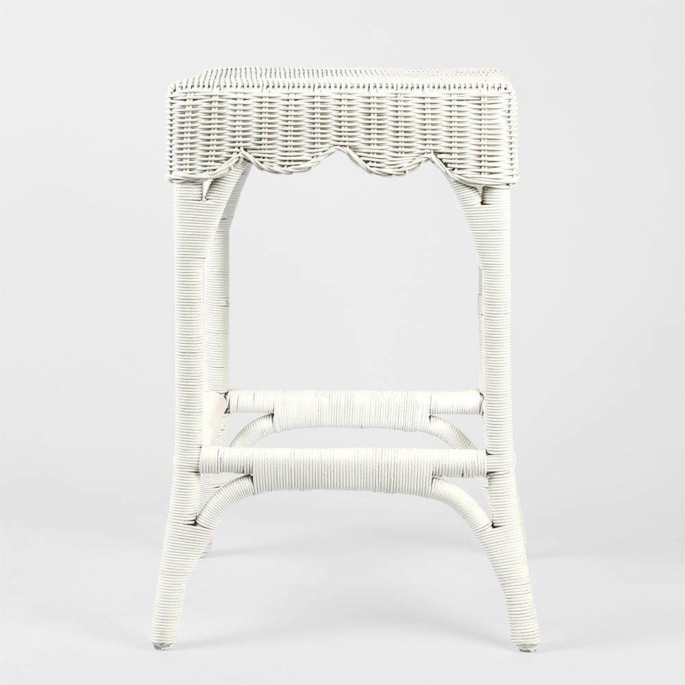 Belle Counter Stool White - Outdoor Undercover