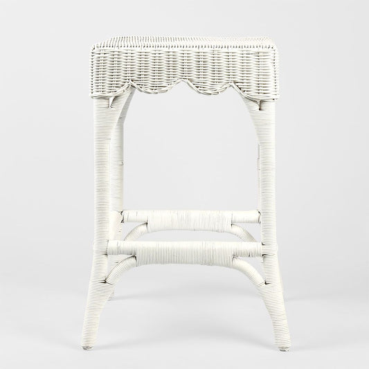 Belle Counter Stool White - Outdoor Undercover