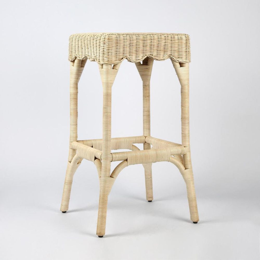 Belle Bar Stool Natural - Outdoor Undercover