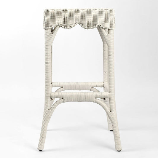 Belle Bar Stool White - Outdoor Undercover