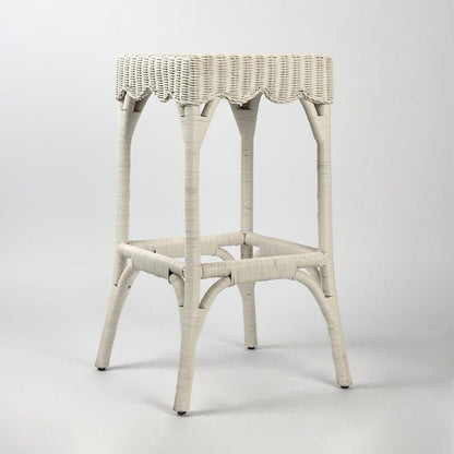 Belle Bar Stool White - Outdoor Undercover