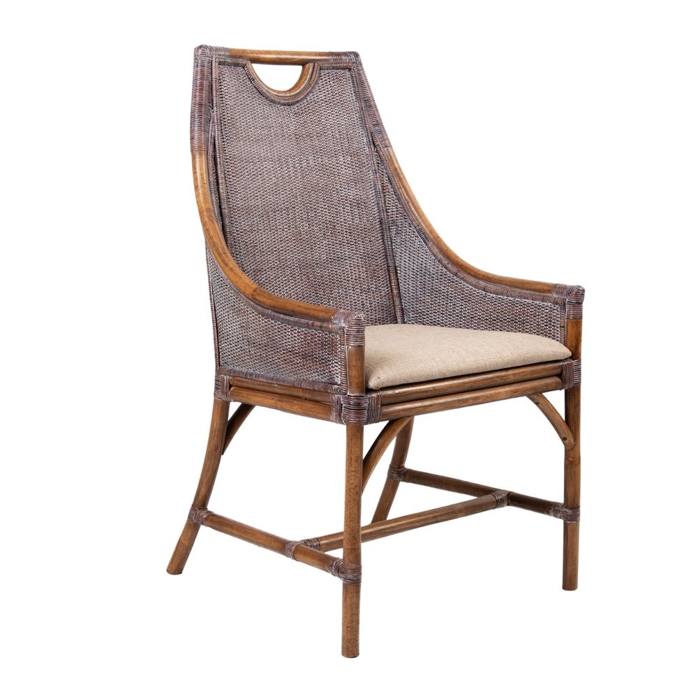 William Bamboo Dining Chair Brown