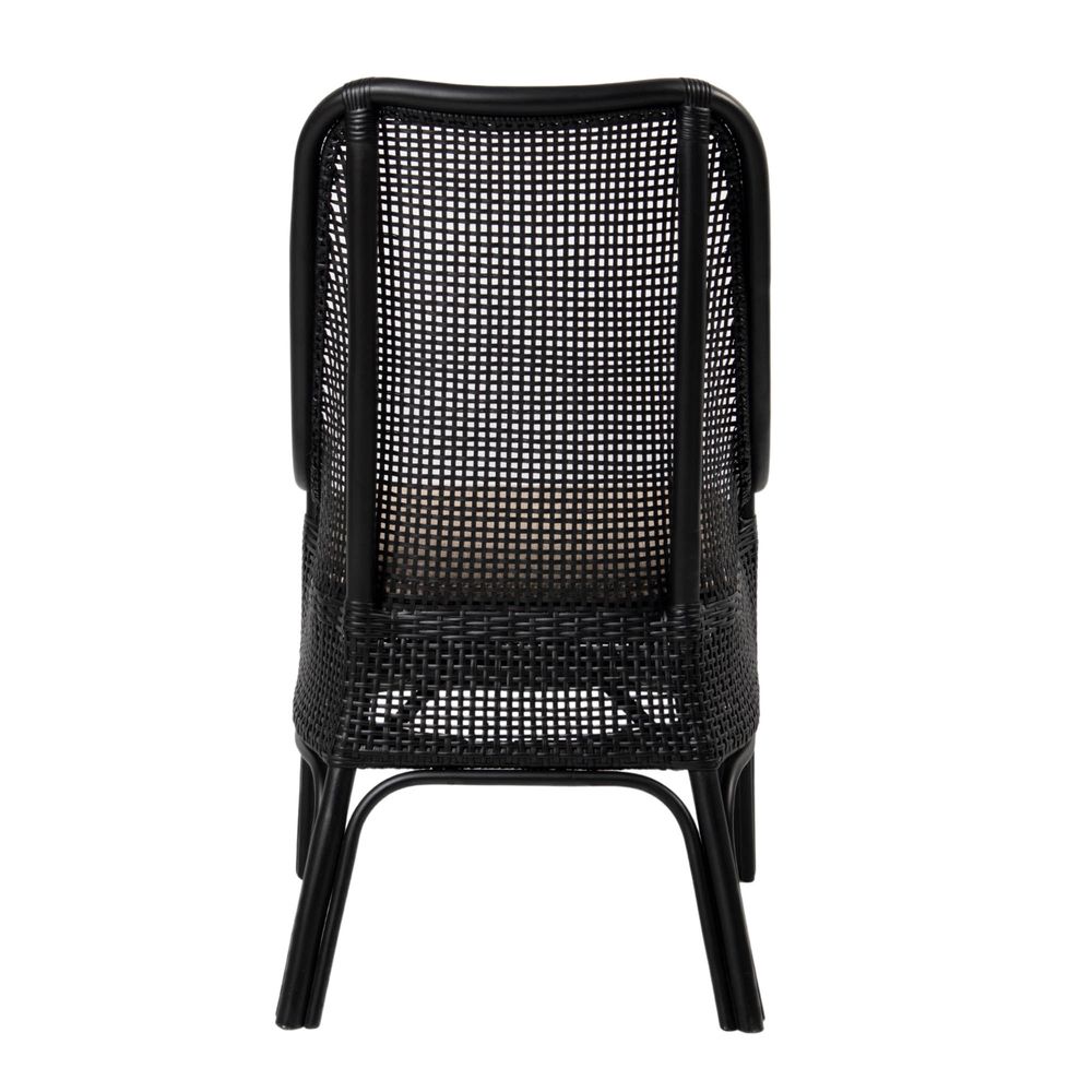 Victoria Hamptons Dining Chair Black